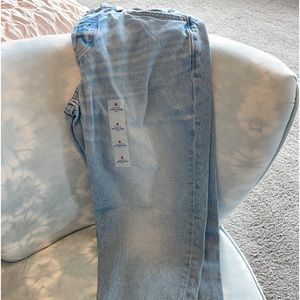 High-Rise Slouchy Taper Ankle Jeans